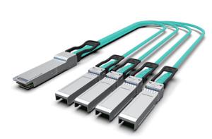 Wholesale 100G QSFP28 to 4x25G Breakout AOC(Active Optical Cable) Cables 30M from china suppliers