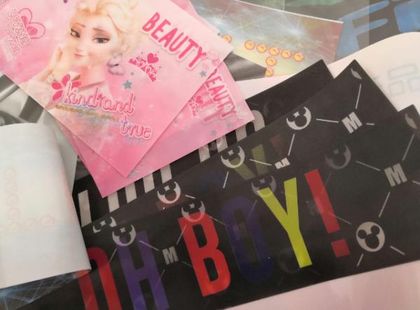 custom masks lenticular label soft tpu material lenticular fabric clothing