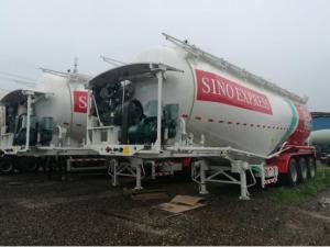 Wholesale 50M3 Second Hand Semi Trailers Cement Bulker 11800x2500x3990mm Dimension from china suppliers