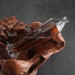 Special Shape Glass Bottle for Beverage Whisky Vodka Brandy Gin Liquor Custom