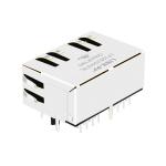 HFJ12-2450ER-L11RL Compatible LPJ26204AFNL 100 Base-T RJ45 1x2 Port Mag Jacks