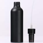 Black Aluminum Spray Bottle Pump Empty For Cosmetic Essential Oil Durable