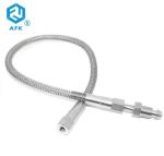 High Pressure Metal Braided Flexible Air Hose With 1/4" Female / Male NPT End
