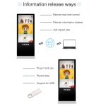 Indoor Standing Advertising Display , LCD Digital Signage Display