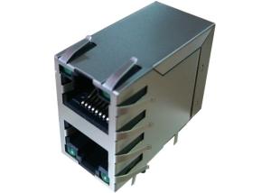 Wholesale 0843-2B1T-70-F Conn Magjack 2Port 100 Base-T Shielded, EMI Finger Up and Down from china suppliers