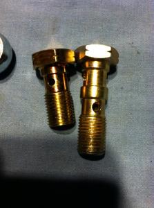 Wholesale carbon steel banjo hydraulic pipe fitting scew banjo bolt and nut from china suppliers