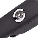 Plastic Free Hanging Push Lock Door Handle Zinc Alloy Carbon Steel