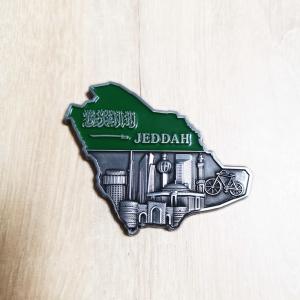 Wholesale 3D Die Cast Travel Refrigerator Magnets Antique Silver Decorative Fridge Magnets from china suppliers