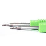 Variable Helix 1/16" 2mm 2 Flute End Mill For Steel 304 Stainless Steel Cutting