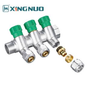 Wholesale 3/4 inch SS OEM Brass Air Manifold Customized Max.16bar 3/4&quot;X16 Manifolds water separator from china suppliers