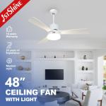 Decorative DC220V Solid Wood Ceiling Fan High Speed Energy Saving