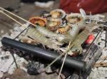 Portable Camping Grill Portable Grill Stainless Steel Tube Easy Pack BBQ Grill