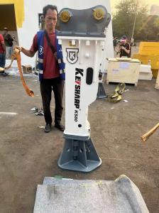 Wholesale 68mm Chisel Diameter Hydraulic Breaker 110-140 Bar Operating Pressure from china suppliers