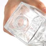Hot Stamping 500ml 700ml Empty Transparent Glass Bottle with Super Flint