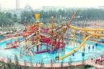 Big Interactive Fiberglass Water Play House With Water Slide / Aqua Park