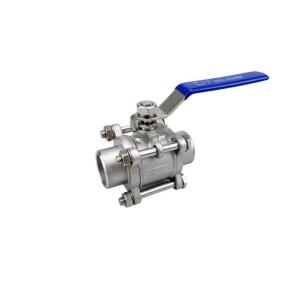 Wholesale OEM Butt Weld Stainless Steel 304 3PC Ball Valve Q61F-1000WOG Model NO. Q61F-1000WOG from china suppliers