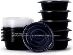 Food Storage Containers With Lids For Lunch, Meal Prep, And Leftovers,