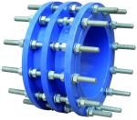 Anti Rust Ductile Iron Pipe Joints Blue Steel Pipe Dismantling Joint
