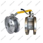 Stainless steel clamp type ball valve with ISO5211 mounting pad