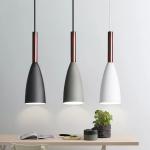 Modern alluminum Grey IP22 3 light Pendant Lamp For Dinner Room
