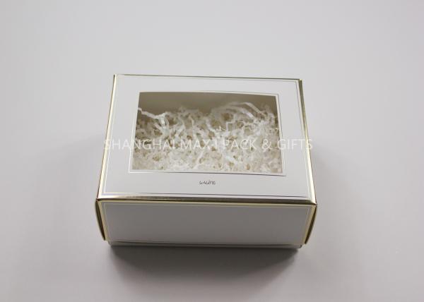 Mini Jewelry Lipstick Candy Foldable Gift Boxes Custom Cardboard Packaging White