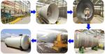 FRP GRP Vertica horizontal Tank HCl H2SO4 tank malic,tartaric,benzoic,acid Tank