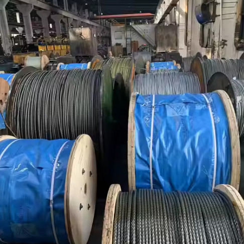 10mm fiber core Galvanizing Triple-strand twisted steel wire rope Marine wire rope
