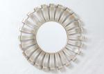 Decorative Round Hanging Sunburst Metal Wall Art Mirror