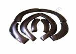 Black Appearance Truck Fender Flare ABS Plastic Material For Toyota Fortuner