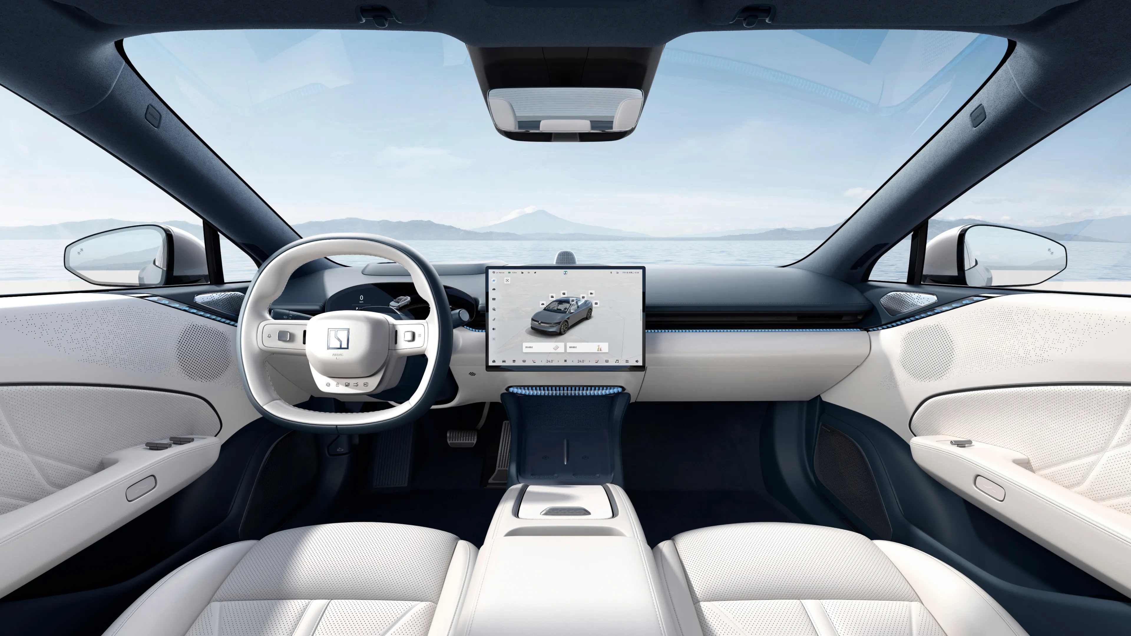 Electric Car Zeekr 007 2024 Hot Sale Presale 770km Range Dual Motor 4WD 4880x1900x1448mm