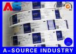 Gold Foil Printing Custom 10ml Vial Labels Stickers For Pharmacy Peptide