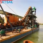 60m3-300m3 Capacity Chain Bucket Gold Diamond Mining Machinery for River