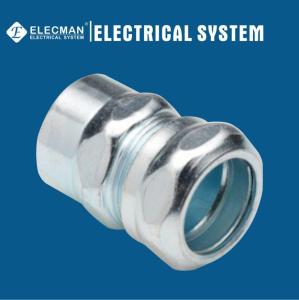 China Steel EMT Conduit Fittings Compression to IMC / Rigid Threaded Coupling on sale