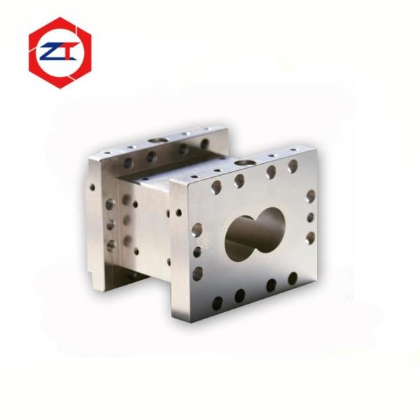 38CrMoAla Mirror Finish Double Screw Extruder Barrel , Plastic Extruder Parts