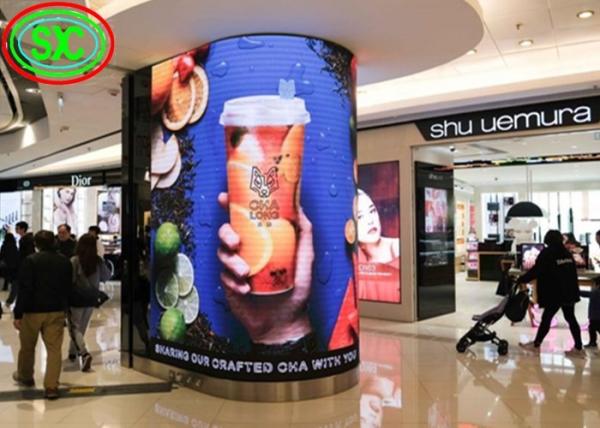 Soft Full Color RGB Stage LED Screens , Rolling Flexible LED Screen Panel 3G