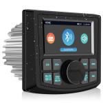 GRANDnavi Waterproof Marine Stereo AM FM USB Bluetooth Multimedia Portable