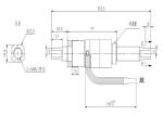 Stainless Steel JIS axis center Torque Sensor 4.5~5.5(VDC) For Power-assisted