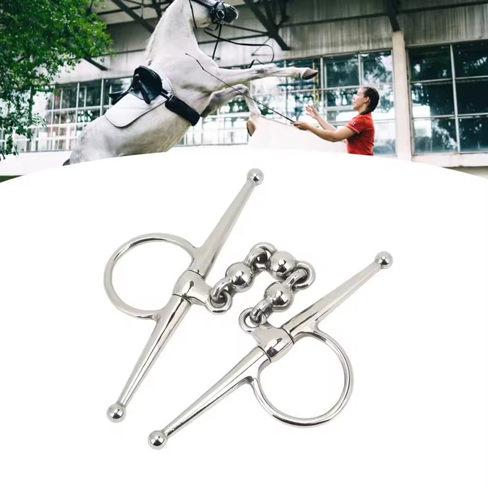 Polished Finish Stainless Steel Full Cheek Western Horse Bits for Horse Training