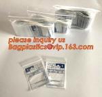 Eco friendly biohazard medicine Zip lockkk bag, FDA LDPE Materials Medical using