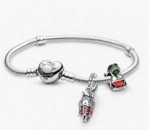 Wholesale DIY Lucky Charm Sterling Silver Bracelet Bangle Jewellery Craft Set For Children from china suppliers
