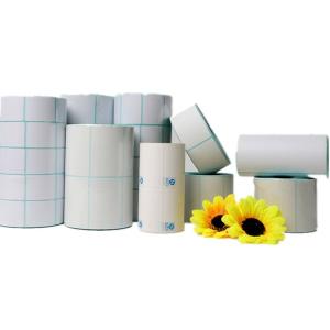 Wholesale Blank Glossy Custom Roll Label Stickers , Paper Direct Thermal Labels from china suppliers