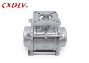 Wholesale Three Pieces High Platform Female Threaded Ball Valve Motor Automation from china suppliers