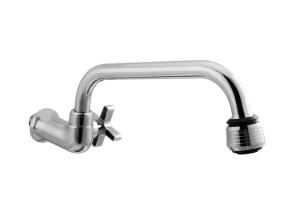Wholesale Universal Commercial Kitchen Faucets Stainless Steel Pipe Brass Water Taps from china suppliers