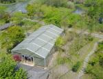 Camouflage Cover Instant Installation and Movable Clear Span Tents with Glass