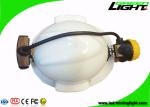6.8Ah Battery Mining Cap Lights Semi Corded 15000lux With Aluminum Lighting Cup
