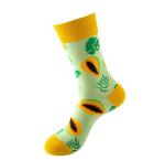 FRUIT PATTERN CREW MEN'S PURE COTTON SOCKS