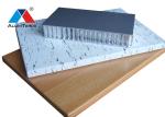 Kitchen Cabinet Aluminum Honeycomb Board With PE Coated Wooden Stone Texture