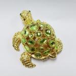 Turtle metal trinket box Turtle jewelry box turtle shaped trinket box for gift