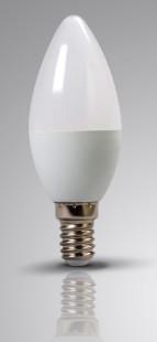 LED C37 6w E14/27 dimmable plastic cover aluminum High-grade indoor intelligent