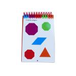 11 Sheets Wipe Clean Workbook Collection Shape Cards color cards ABCs cards